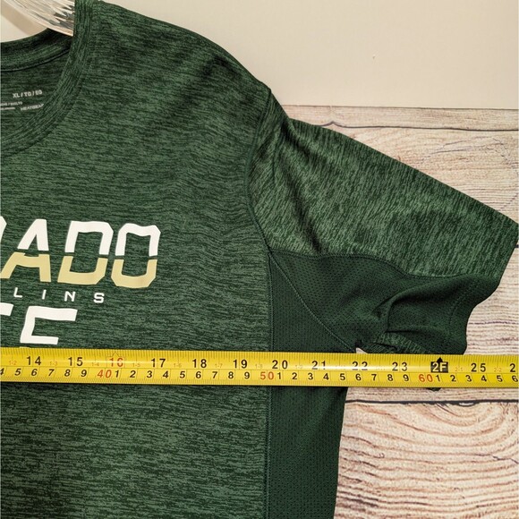 Colorado State Fort Collins Under Armour  XLarge Green Loose Short Sleeve Shirt - Picture 5 of 13